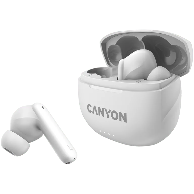 Безжични слушалки CANYON – TWS-8, ENC, бели