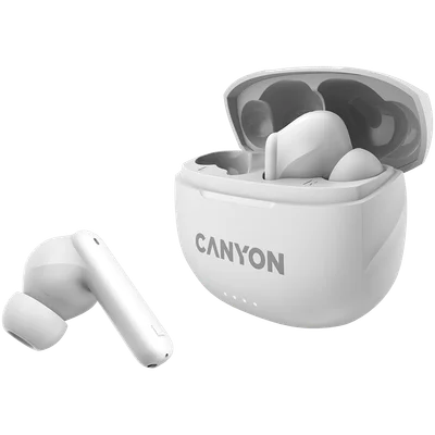 Безжични слушалки CANYON – TWS-8, ENC, бели