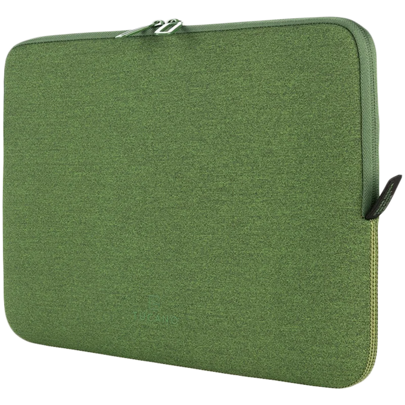 TUCANO MELANGE Sleeve for MacBook Air 15 (2023) / MacBook Pro 15 (2016-2019) / Laptop 14 / Laptop 13, Green