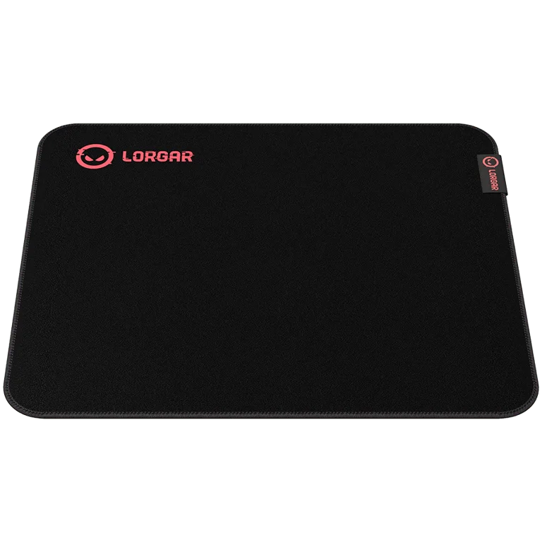 Lorgar Main 323, Gaming mouse pad, Precise control surface, Red anti-slip rubber base, size: 360mm x 300mm x 3mm, weight 0.21kg