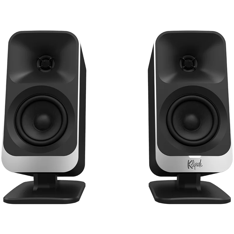 Klipsch ProMedia Lumina 2.1 Gaming Audio System with Subwoofer and LED Lighting Effects Built-in, Black