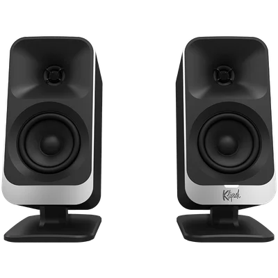 Klipsch ProMedia Lumina 2.1 Gaming Audio System with Subwoofer and LED Lighting Effects Built-in, Black