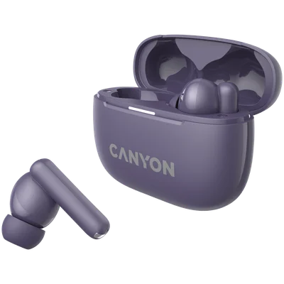 CANYON headset OnGo TWS-10 ANC+ENC Purple