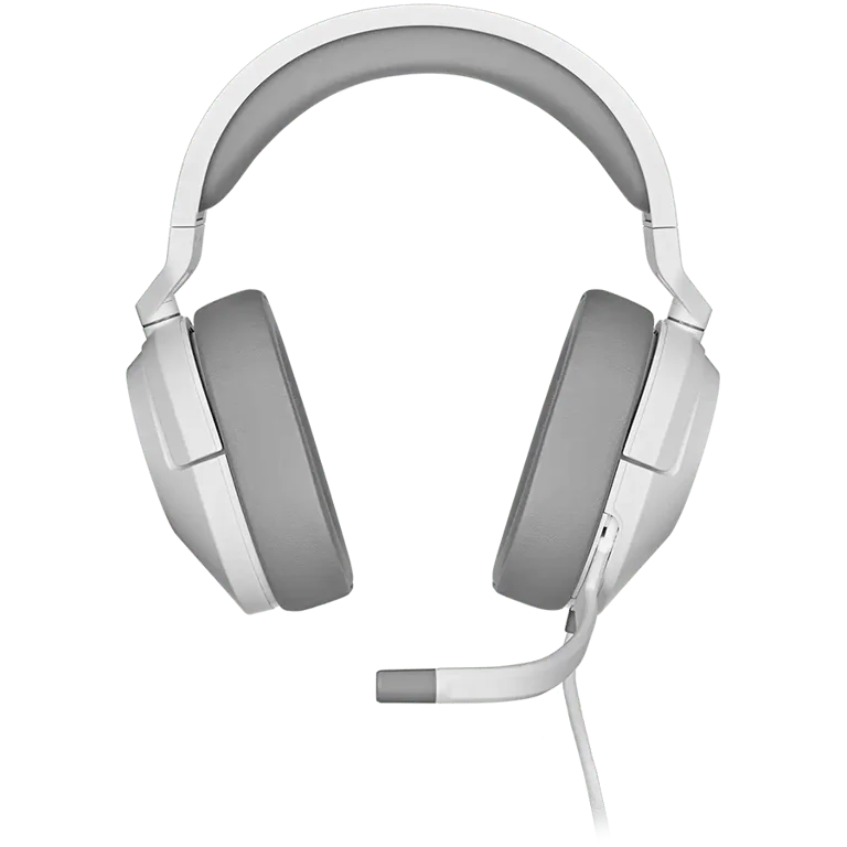 Гейминг слушалки CORSAIR HS55 Stereo, бял