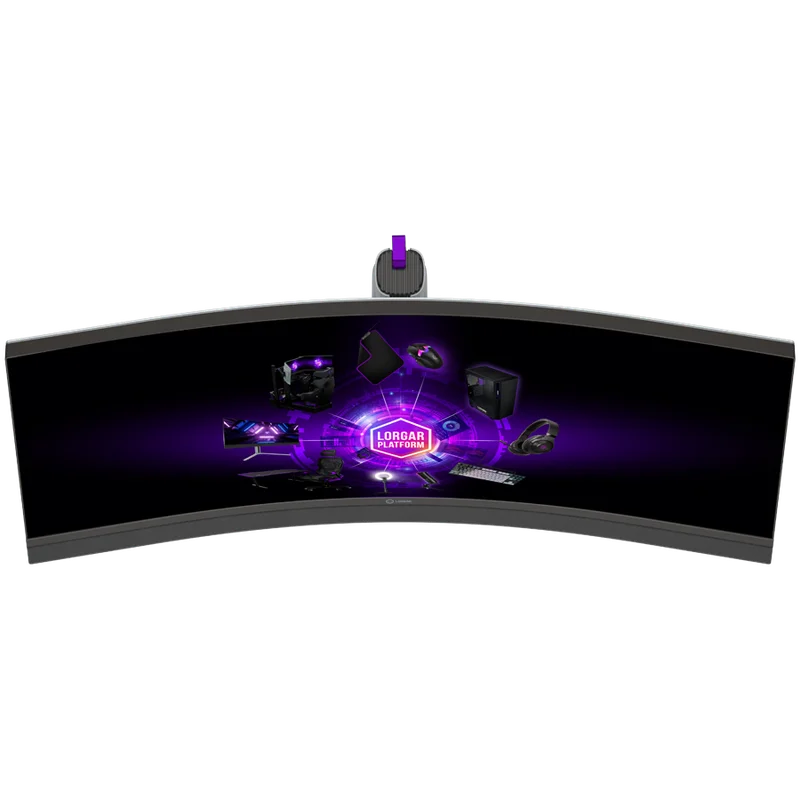 LORGAR 34MP1, UWQHD MiniLED Gaming Monitor Pro, 34'' (3440*1440) VA curved monitor, black/milky grey