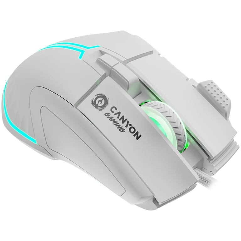 CANYON mouse Fortnax GM-636 RGB 9buttons Wired White