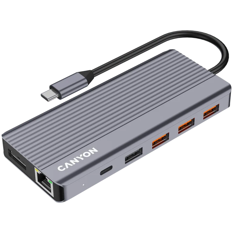 CANYON hub DS-16 13in1 4k USB-C Grey