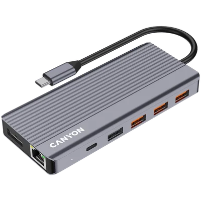 CANYON hub DS-16 13in1 4k USB-C Grey