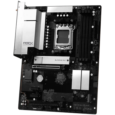 Дънна платка ASRock B850 Rock WiFi 7 ATX, Socket AM5, DDR5, PCIe 5.0, Wi-Fi 7, Bluetooth 5.4