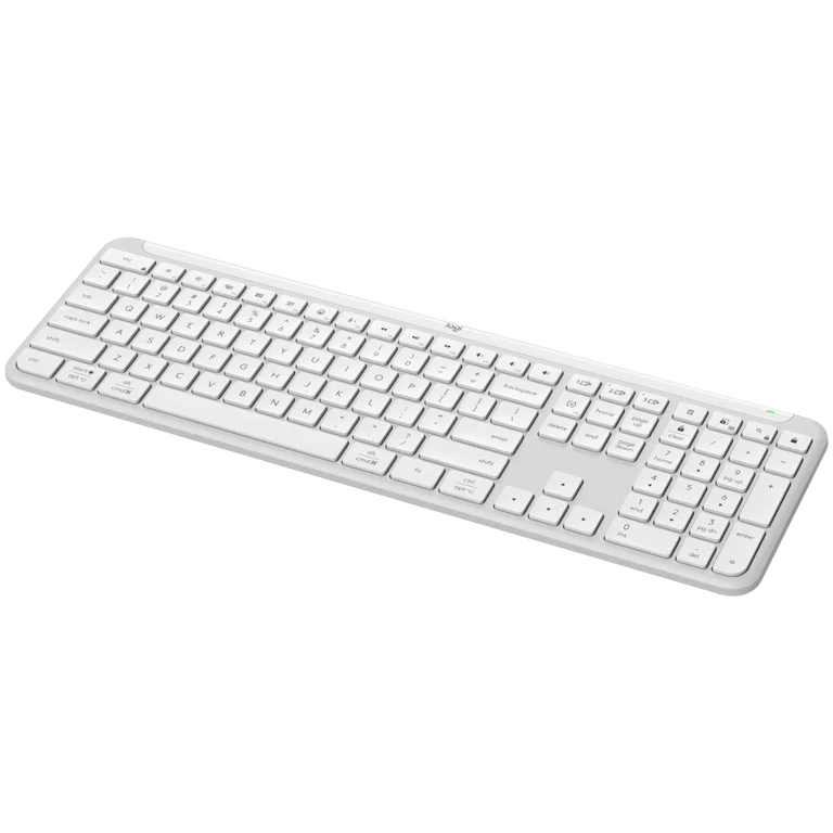 LOGITECH SIGNATURE SLIM WIRELESS KEYBOARD K950 - OFF WHITE - US INT'L - 2.4GHZ/BT - INTNL-973