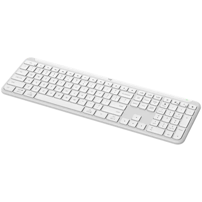 LOGITECH SIGNATURE SLIM WIRELESS KEYBOARD K950 - OFF WHITE - US INT'L - 2.4GHZ/BT - INTNL-973