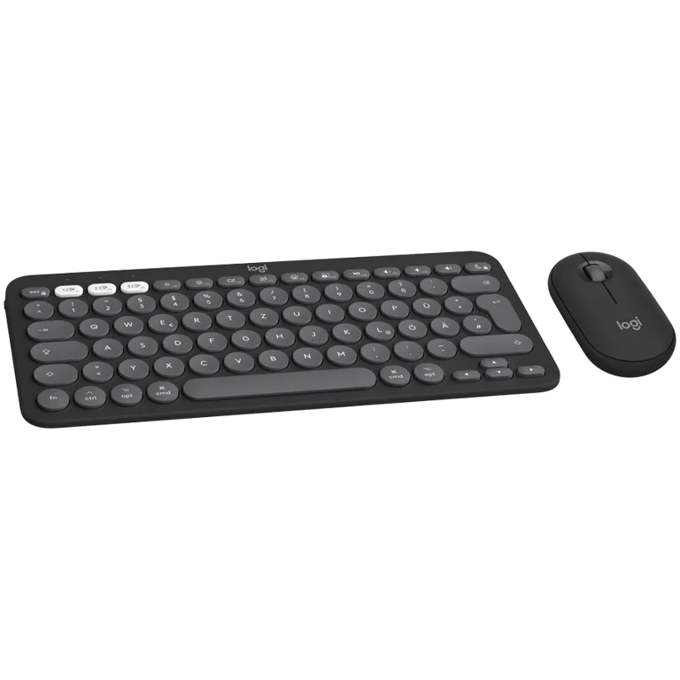 LOGITECH Pebble 2 for MAC Bluetooth Keyboard Combo - TONAL GRAPHITE - US INT'L