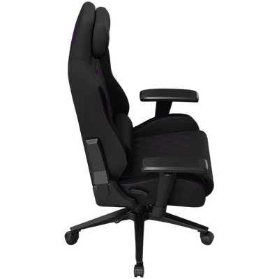 LORGAR CHA41, Ergonomic Gaming Chair Advanced, premium anti-stain fabric, Black/purple