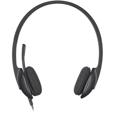 Слушалки Logitech H340 USB, черен