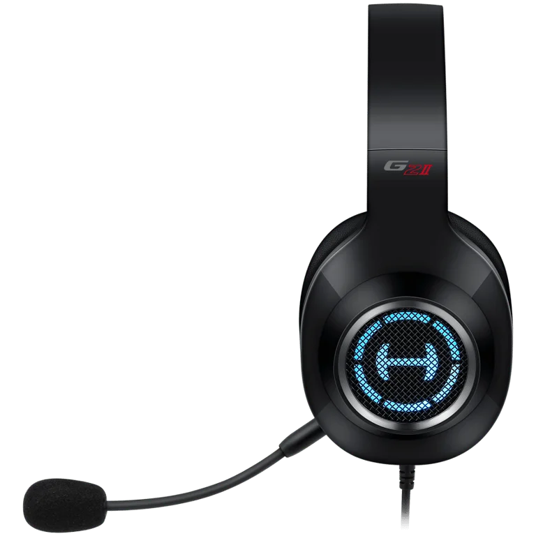 Слушалки Edifier – G2 II, USB, 50mm говорители, Virtual 7.1 Surround, RGB осветление, микрофон с шумопотискане, черни
