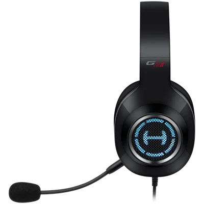 Слушалки Edifier – G2 II, USB, 50mm говорители, Virtual 7.1 Surround, RGB осветление, микрофон с шумопотискане, черни