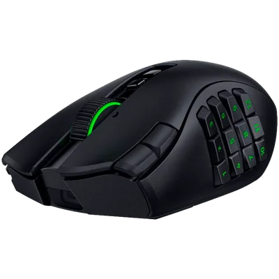 Гейминг мишка RAZER – Naga V3 Pro, безжична и кабелна, Razer Focus Pro 50K, 50000 dpi, програмируеми бутони, черна