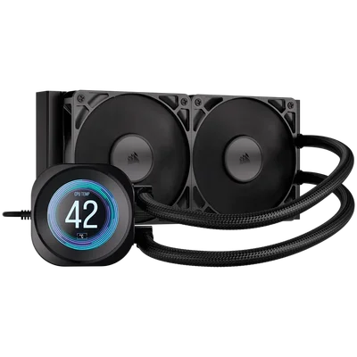Охладителна система CORSAIR NAUTILUS 240 LCD 240mm водно охлаждане за процесор