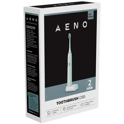 AENO Sonic Electric Toothbrush DB5: White, 5 modes, wireless charging, 46000rpm, 40 days without charging, IPX7