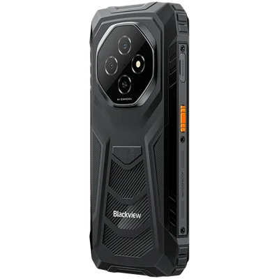 Смартфон Blackview FORT 1 6.56" HD+ 90Hz, Unisoc T615, 6GB RAM, 256GB, Android 15, 10000mAh, Черен, Меоустойчив (MIL-STD)