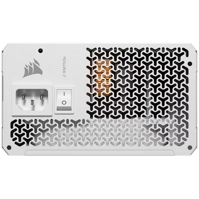 CORSAIR RM750e White, 750 Watt, Cybenetics Gold Certified, Fully Modular