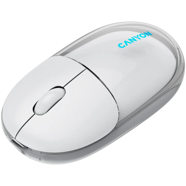 CANYON mouse OnClick 24 BT/ Wireless Transparent/White