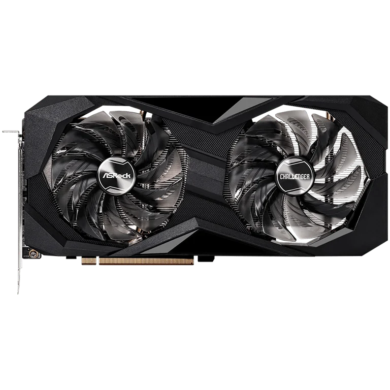 ASROCK Video Card AMD Radeon RX-7600 Challenger 8GB GDDR6 128bit, 2695 MHz / 18Gbps, 3x DP 2.1, 1x HDMI, 2 fan, 2 slot