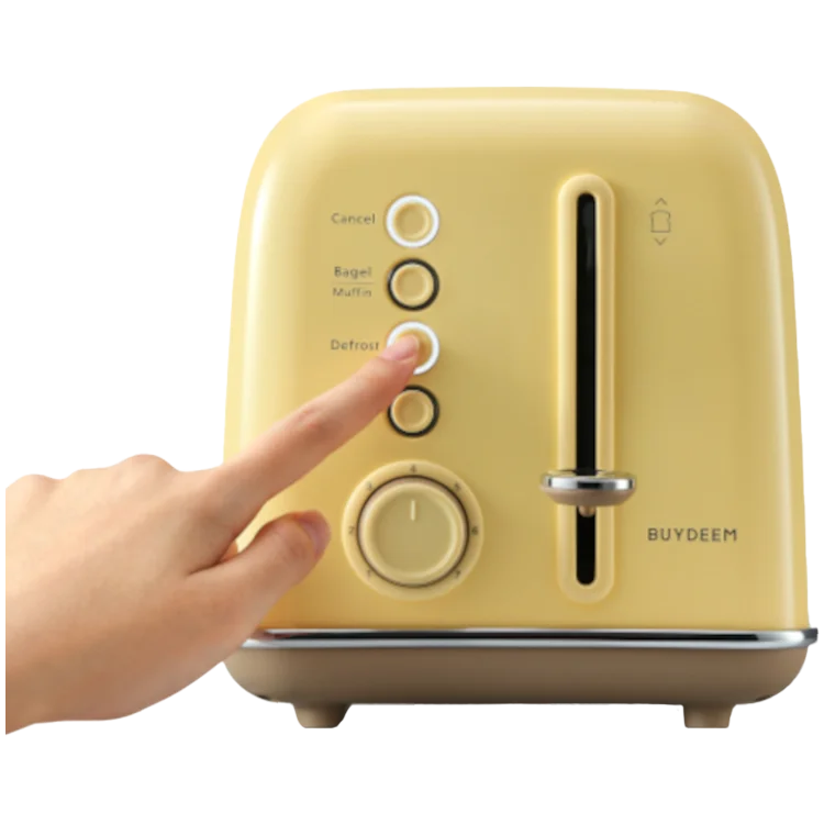 Тостер BUYDEEM – DT620E, 2 филии, Mellow Yellow