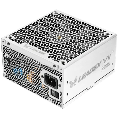 Super Flower Leadex VII XG 850W ATX 3.1, 80 Plus Gold, Fully Modular, Flat White Cables, 140mm Fan, 150mmx150mmx86mm, White, 10 Year Warranty