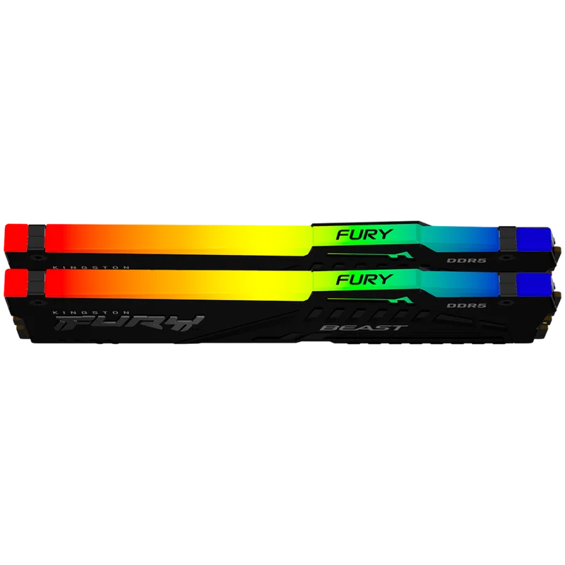 Kingston 64GB 6000MT/s DDR5 CL30 DIMM (Kit of 2) FURY Beast RGB EXPO