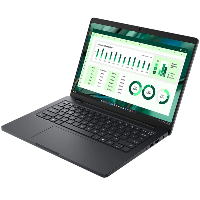 Dell Pro Max 14 (MC14250), Intel Core Ultra 7 255H(16C, 16T, 24MB, up to 5.1GHz), 14.0" FHD+(1920x1200) Non-Touch, 32GB(1x32GB) DDR5 LPCAMM, 512GB M.2 SSD, Nvidia RTX500 6GB, WiFi+BT, IR Cam+Mic, BG Backlit KBD, FPR, Win11Pro, 3Y Basic Onsite
