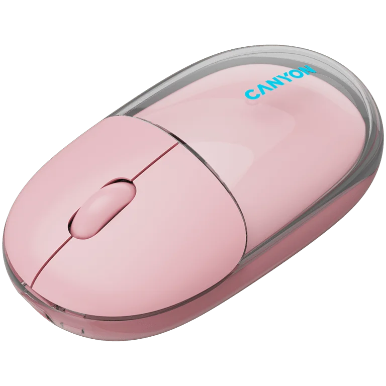 CANYON mouse OnClick 24 BT/ Wireless Transparent/Pink