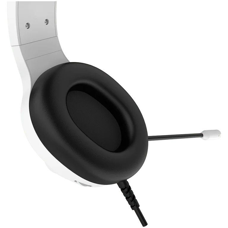Гейминг слушалки CANYON – Shadder GH-6, бели, 50 mm драйвери, RGB подсветка, кабелни