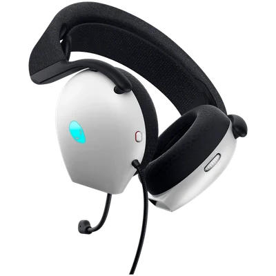 Гейминг слушалки Alienware AW520H Lunar Light, с кабел