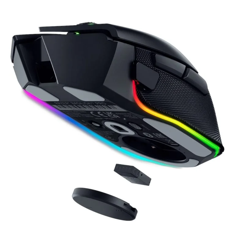 Гейминг мишка Razer Basilisk V3 Pro RZ01-04620100-R3G1 безжична, оптична, 30000 dpi, 11 програмируеми бутона, черна