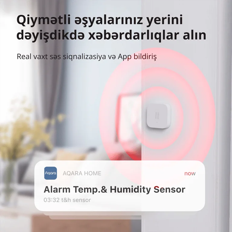 Сензор за вибрации Aqara DJT11LM Бял Zigbee