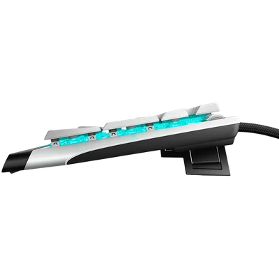 Гейминг клавиатура Alienware AW510K Low-profile RGB механична, бял