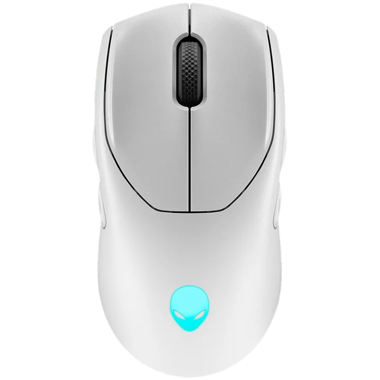 Гейминг мишка Alienware AW720M Tri-Mode Wireless Lunar Light