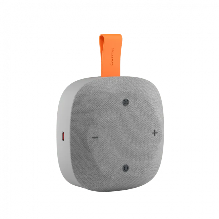 Bluetooth тонколона CANYON – Hexagon 10, 8W, TWS, IPX5, сива/оранжева