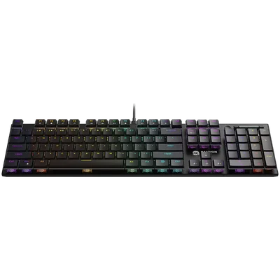 Гейминг клавиатура Canyon Cometstrike GK-55, механична, MX Red суичове, RGB подсветка, USB, черен
