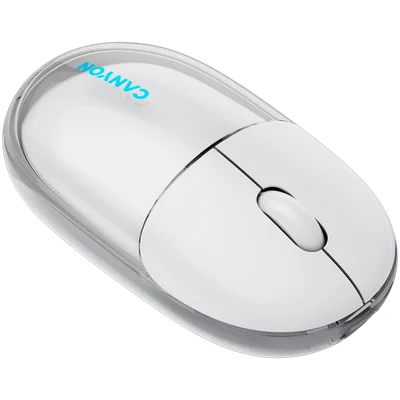 CANYON mouse OnClick 24 BT/ Wireless Transparent/White