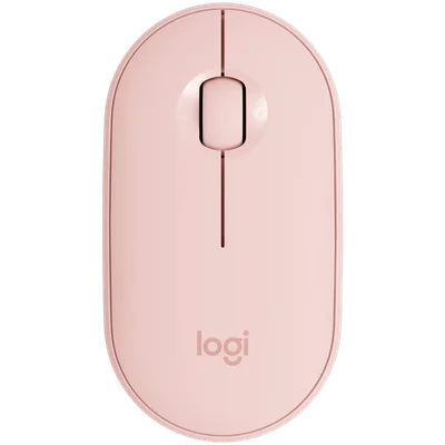 LOGITECH M350S Pebble 2 Bluetooth Mouse - TONAL ROSE