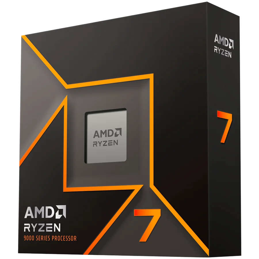 AMD CPU Desktop Ryzen 7 8/16T 9700X (3.8GHz/5.5GHz,40MB,65W,AM5) box, with Radeon Graphics