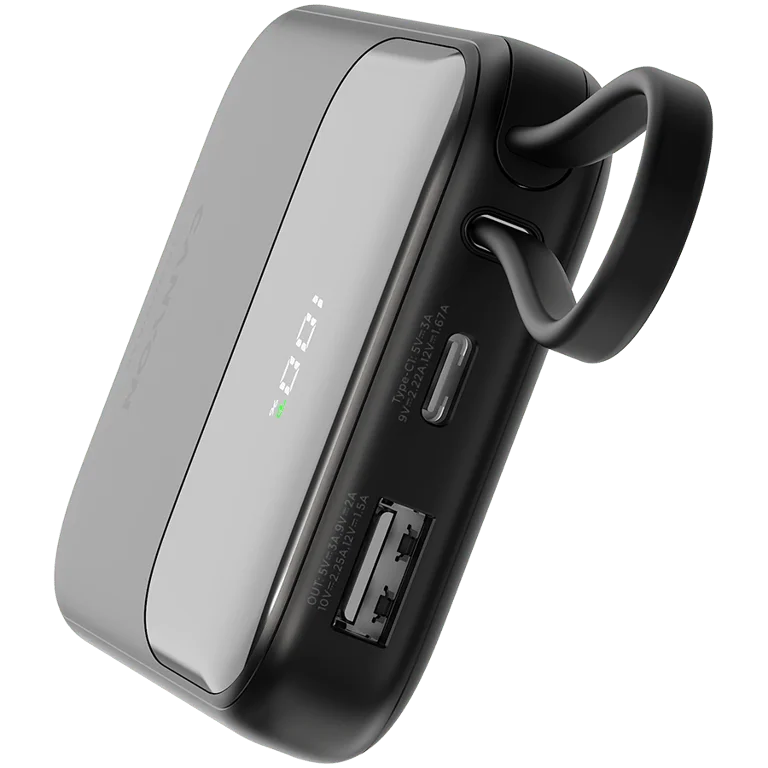 CANYON power bank OnPower 101 built-in cable 10000 mAh PD22.5W Black