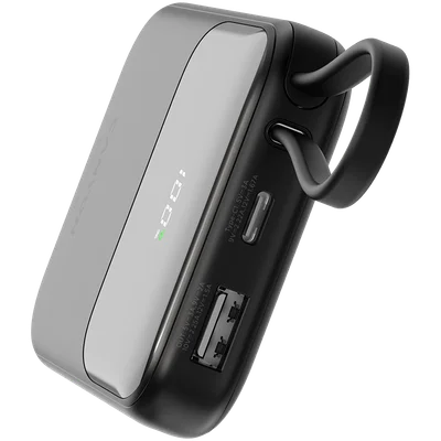 CANYON power bank OnPower 101 built-in cable 10000 mAh PD22.5W Black