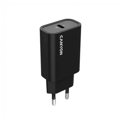 Захранващ адаптер CANYON OnCharge 30CL 30W USB-C EU Черен