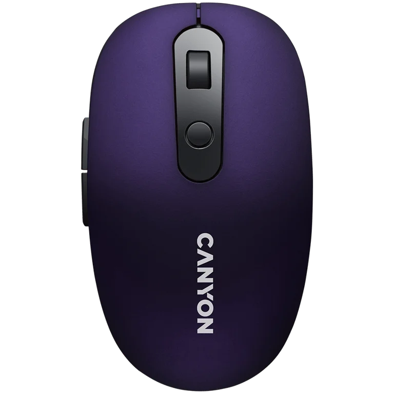 Безжична мишка CANYON MW-9 Dual-mode, виолетова