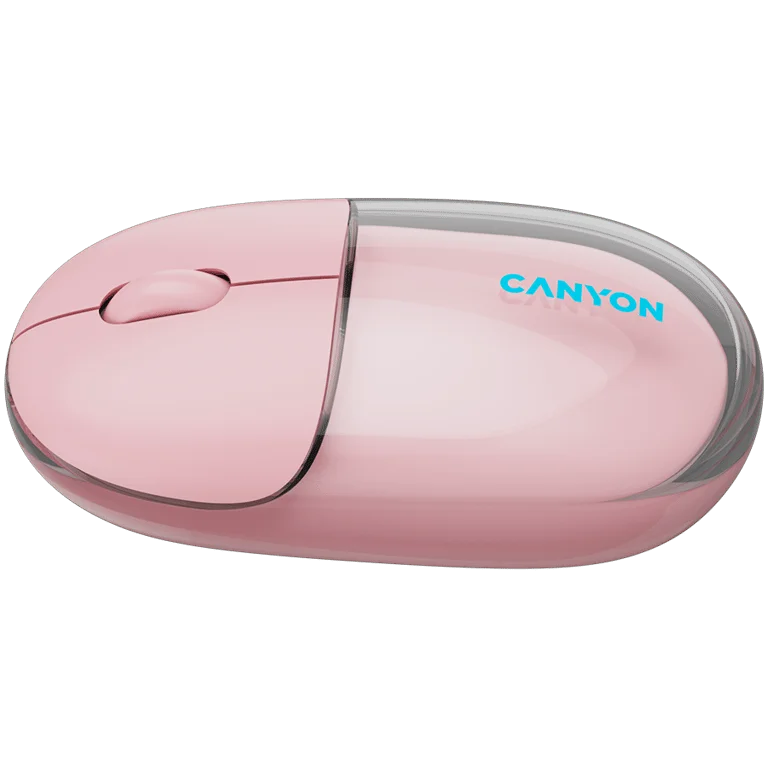 CANYON mouse OnClick 24 BT/ Wireless Transparent/Pink