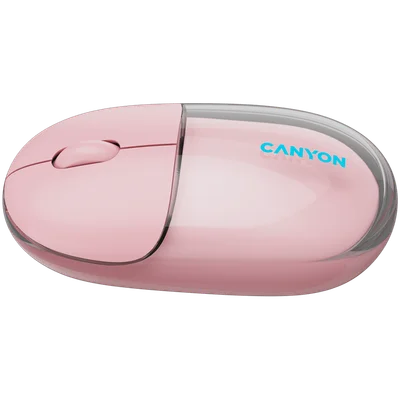 CANYON mouse OnClick 24 BT/ Wireless Transparent/Pink
