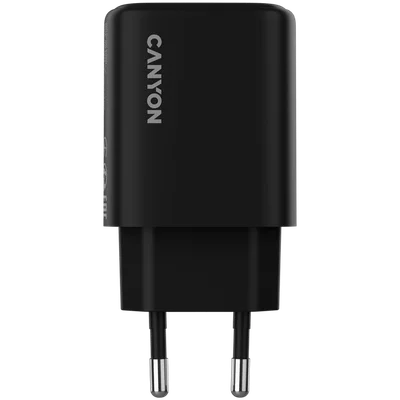 CANYON charger OnCharge 200 20W 1xPD 1xQC EU Black